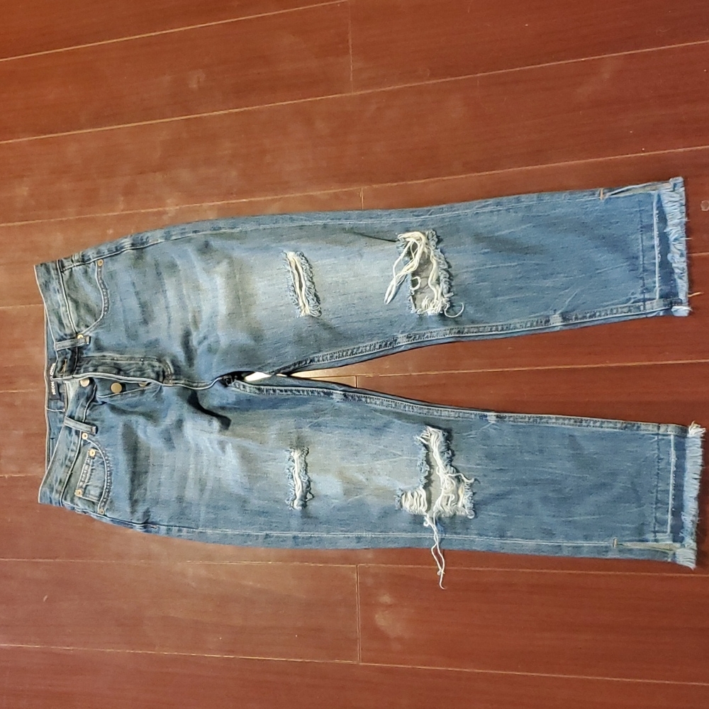 Neon Blonde Size 26 medium wash denim